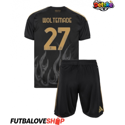 Dres Juventus Nick Woltemade #27 Tretina pre deti 2026-27 Krátky Rukáv (+ trenírky)